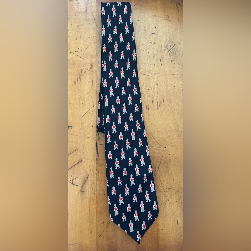 Vintage men’s tie - Little Man with a Big Heart